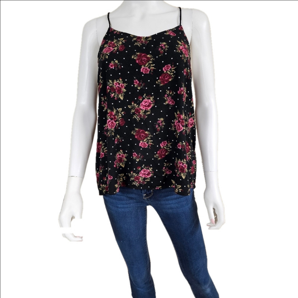 No Boundaries Sleeveless Floral Cami Size L